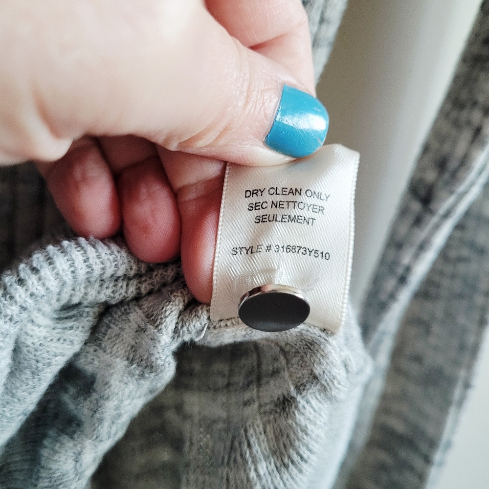 Rebecca Peplum Ribbed Cardigan Sweater - Picture 7 of 7